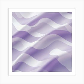 Lilac Waves Art Print