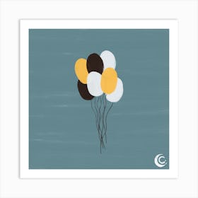 Balloons By Night (Contrasti Pt 3) Art Print