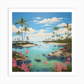 Hawaiian Beach Art Print