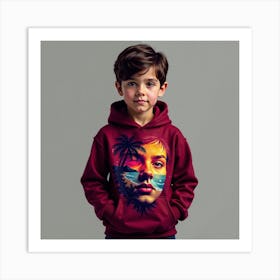 Portrait Of A Young Boy 2 Art Print