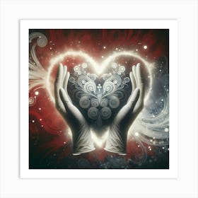 Heart Of Love 1 Art Print