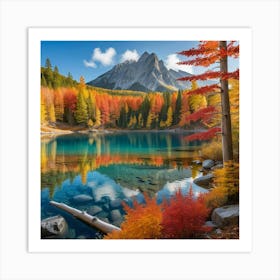 Autumn Lake 7 Art Print