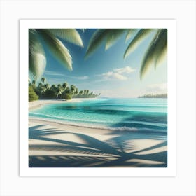 Tropical Beach 2 Art Print