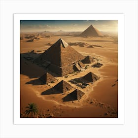 Pyramids Of Giza 1 Art Print