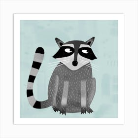 Raccoon Art Print