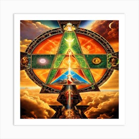 Shamanic Symbol Art Print