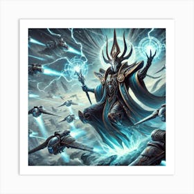 Warden Aethon Aerial Supremacy Art Print