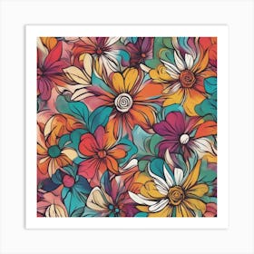 Floral Pattern Art Print