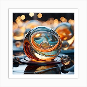 Glass Spheres 6 Art Print