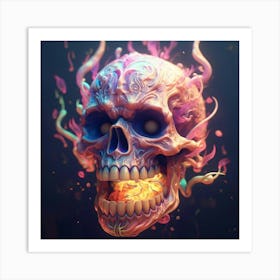 Skull Art 2 Art Print