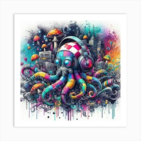 Octopus 14 Art Print