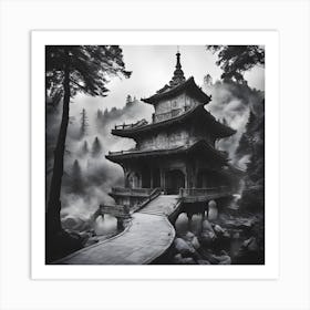 Chinese Pagoda Art Print