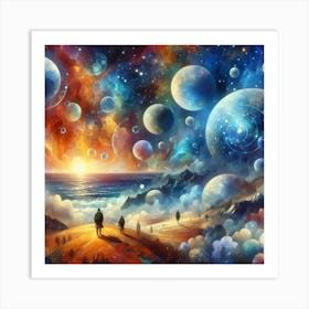 Spacescape 1 Art Print