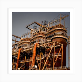 Rusty Industrial Structure Art Print