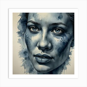 Portrait Of A Woman 9 Art Print