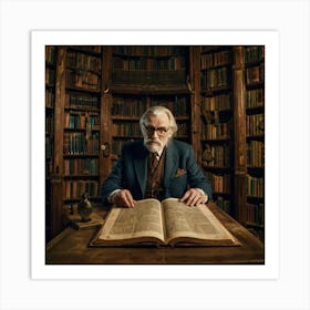 The Librarian 46 Art Print