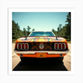 Mustang from the back Art Print