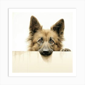 German Shepherd 2 Art Print