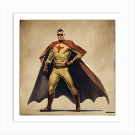 Enter the Geekdom: Golden Age Super Guy Art Print