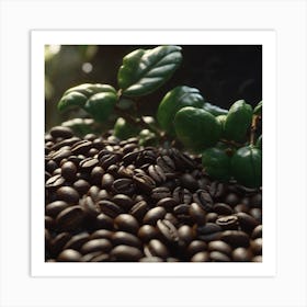 Coffee Beans 129 Art Print