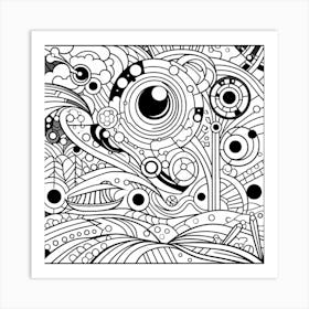 Doodles 1 Art Print