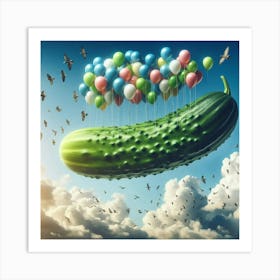 Pickle In The Sky Art Print