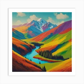 'River Valley' Art Print