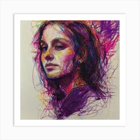 Portrait Of A Woman 1 Art Print