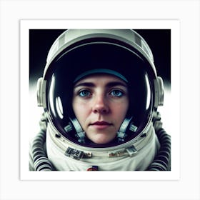 Portrait Of An Astronaut Art Print