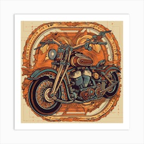 Harley Davidson Art Print