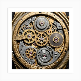 Close Up Of A Watch 5 Art Print