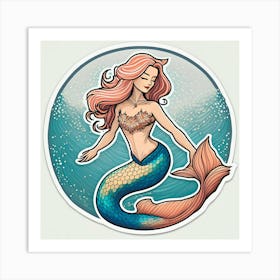 Mermaid 8 Art Print