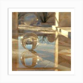 Glass Ball Art Print