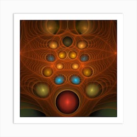 Fractal Fantasy Design Swirl Art Print