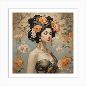 Chinese Woman Art Print