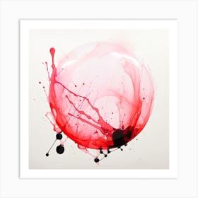 Splatter Painting Art Print