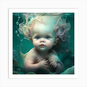 Mermaid 9 Art Print