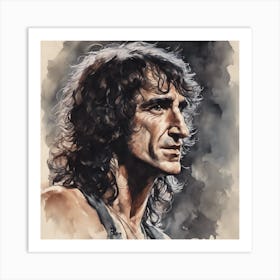 Bon Scott Art Print