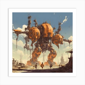 Big Robot Art Print