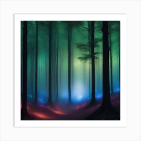 Mystical Forest Retreat 13 Art Print