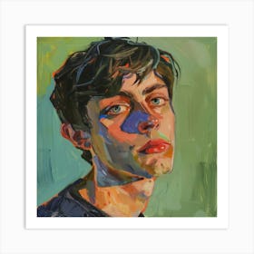 Portrait Of A Young Man 5 Art Print