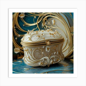 Gold Box Art Print