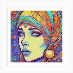 Islamic Woman Art Print