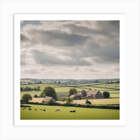 View Of Farm In England (30) Art Print