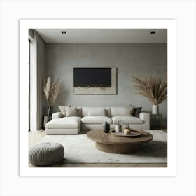 Modern Living Room 132 Art Print