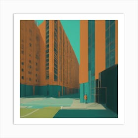 'The City' Art Print