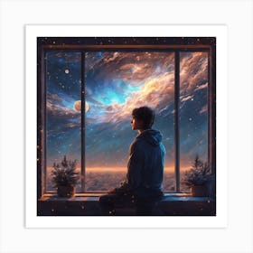 Stargazing Art Print