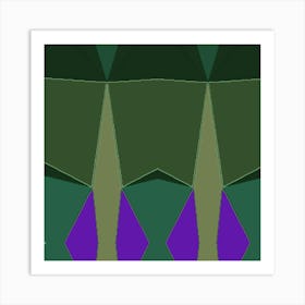 Abstract Geometric Pattern 1 Art Print