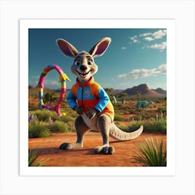 Kangaroo 6 Art Print