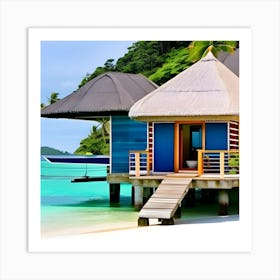 Fiji Island Resort Art Print